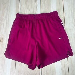 DSG Athletic Fit 5” Inseam Mens Stride Run Shorts Built In Brief Size Medium NEW